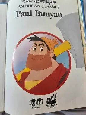Disney | Other | Walt Disneys American Classics Paul Bunyan Hardcover ...